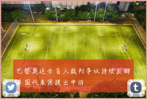 巴黎奥运会盲人裁判争议持续发酵多国代表团提出申诉